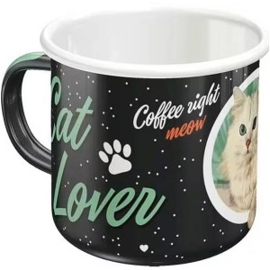 43219 Enamel Mug - Cat Lover